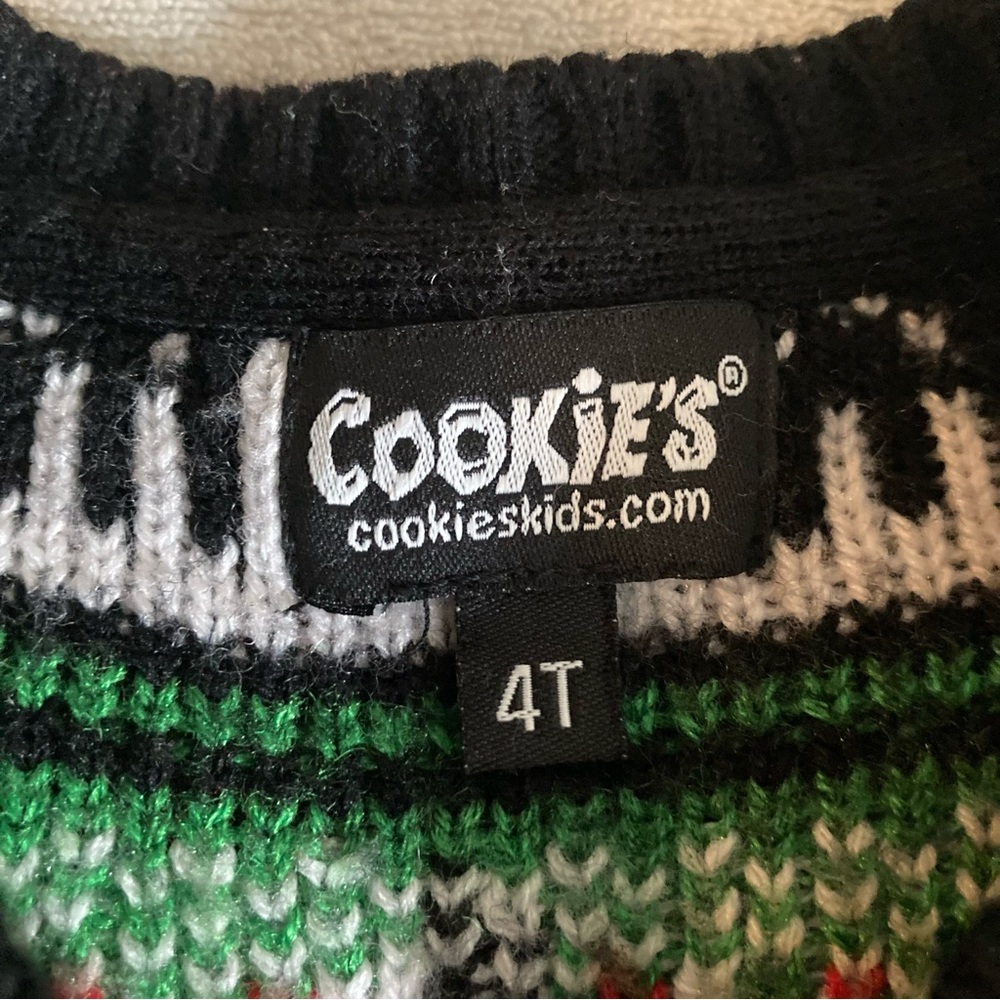 3/$35 COOKIES Christmas Sweater 4T - Picture 4 of 7